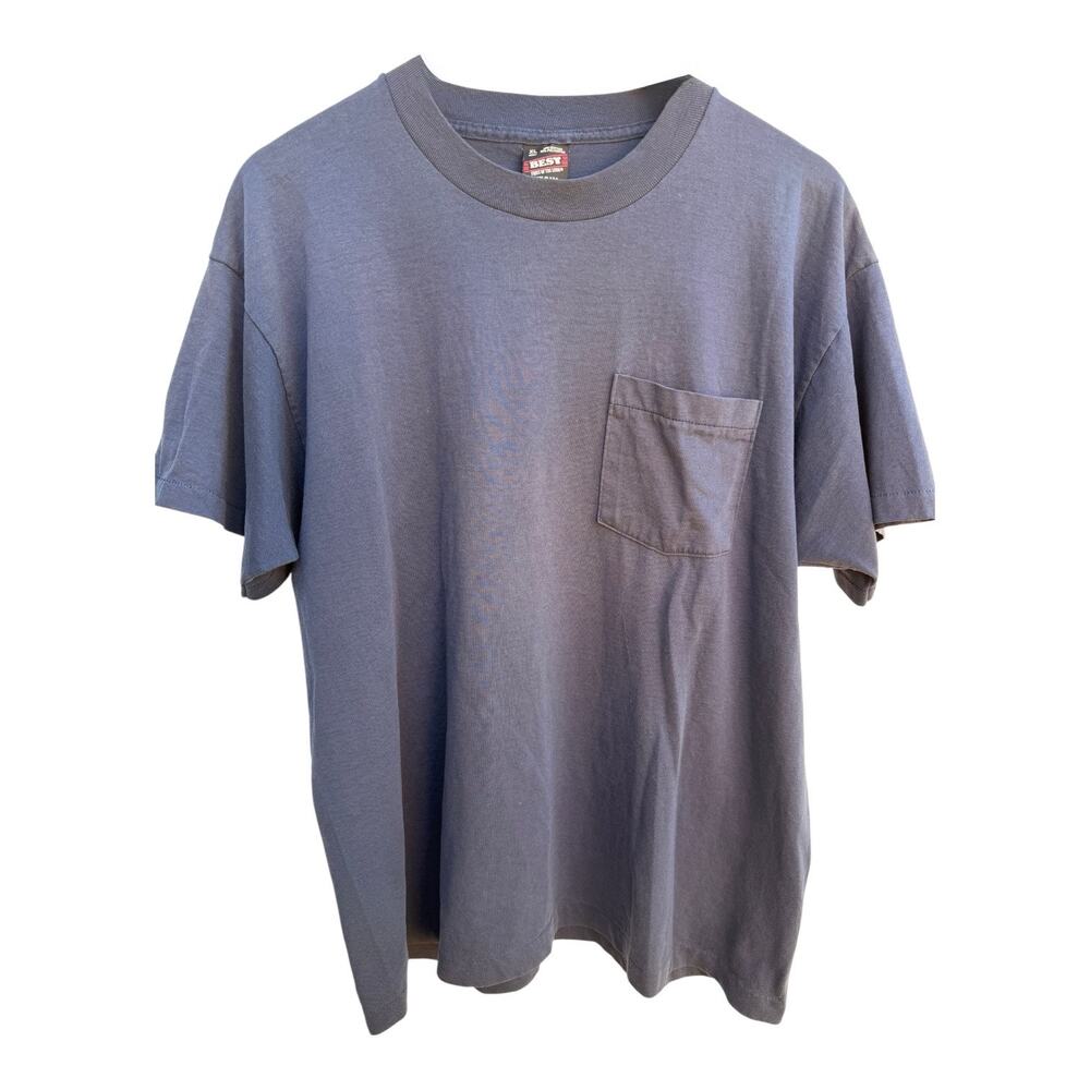 Vintage Golden Transportation Companies Longmont Colorado T-Shirt Pocket Tee